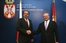 Minister Mrkic meets Foreign Minister of Czech Republic Jan Kohut