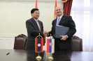 Minister Mrkic meets Minister of Foreign Affairs of Laos T. Sisulit