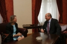 Minister Mrkic meets US Ambassador Warlick
