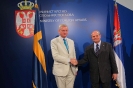 Minister Mrkic with Carl Bildt