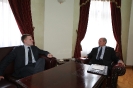 Minister Mrkic with Montenegrin Foreign Minister Igor Luksic