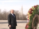 Laying of the wreath at the Memorial Centre for the victims of the genocide against the Armenians