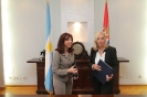 State Secretary V. Mavric meets Under Secretary оf The Foreign Affairs Of Argentina Maria del Carmen Squeff