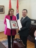 Ivica Dacic - Mayor of Tunis, Mrs. Souad Abderrahim