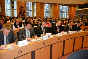Minister Dacic at a session of the Committee on Foreign Affairs of the European Parliament