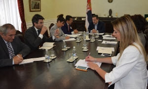 Meeting of Minister Dacic with Ambassador Andrea Orizio