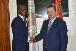 Minister Dacic meets with Roger Nkodo Dang