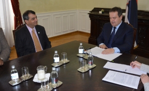 Minister Dacic meets with Saber Chowdhury