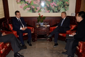 Minister Dacic meets with Secretary General of the Secretariat of China - CEEC