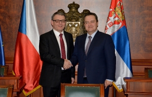 Minister Dacic meets with Lubomír Zaorálek