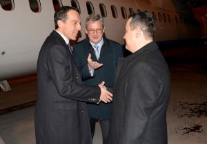 Minister Dacic welcomed Austrian Chancellor