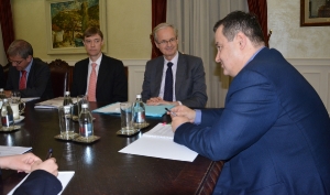 Minister Dacic meets with Christian Danielsson