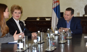 Minister Dacic meets with Maria Koolia-Tsaroucha