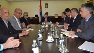 Minister Dacic with a delegation of the Committee on National Security and Foreign Policy of Iran