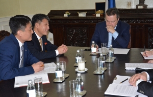 Minister Dacic meets with Ri Pyong Du