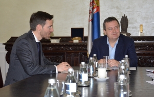	 Minister Dacic meets with Ambassador of Luxembourg