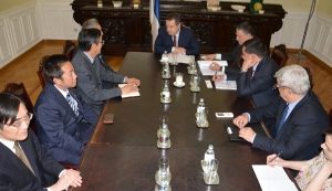 Minister Dacic meets with Masato Matsuura