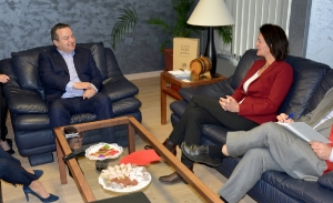 Minister Dacic meets with Angelina Eichhorst