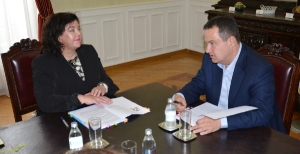 Minister Dacic meets with Karen Pierce