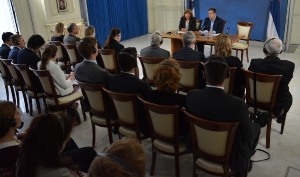 Lecture of Minister Dacic participants of the Vienna Diplomatic Academy