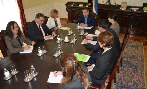 Minister Dacic meets with Moushira Khattab