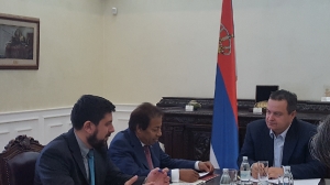 Minister Dacic meets with Ambassador of Qatar