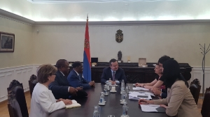 Meeting of Minister Dacic with Alexis Mwamba