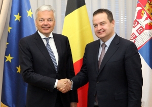 Minister Dacic meets with Didier Reynders 