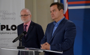 Minister Dacic at the ceremony