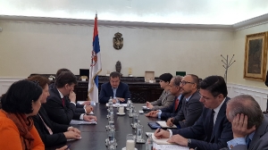 Minister Dacic with the political directors of foreign ministries of the Visegrad Group