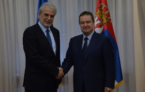 Minister Dacic meets with Christos Stylianides