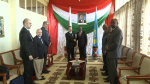 Dacic with the President of Burundi, Pierre Nkurunziza