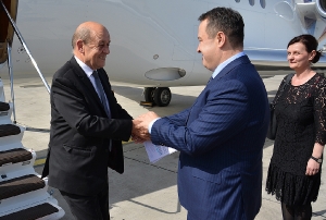 Ivica Dacic - Jean Yves Le Drian