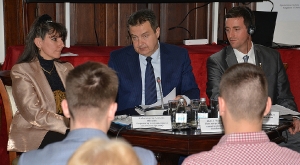 Ivica Dacic and Professor Dr. John Stevenson