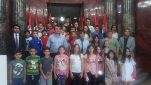 Children of Serb returnees to Croatia visited the Ministry of Foreign Affairs