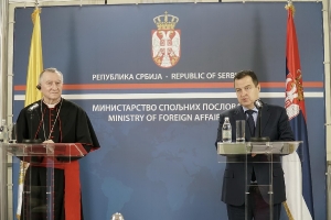 Meeting of Minister Dacic with Cardinal Pietro Parolin