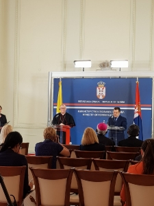 Meeting of Minister Dacic with Cardinal Pietro Parolin