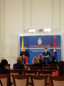 Meeting of Minister Dacic with Cardinal Pietro Parolin