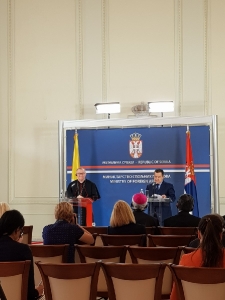 Meeting of Minister Dacic with Cardinal Pietro Parolin