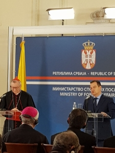 Meeting of Minister Dacic with Cardinal Pietro Parolin