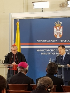 Meeting of Minister Dacic with Cardinal Pietro Parolin