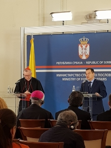 Meeting of Minister Dacic with Cardinal Pietro Parolin