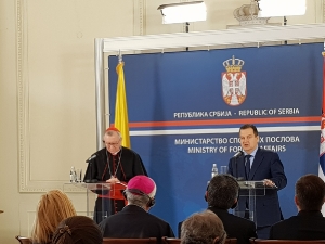 Meeting of Minister Dacic with Cardinal Pietro Parolin