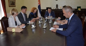 Minister Dacic received a farewell visit Julia Feeney