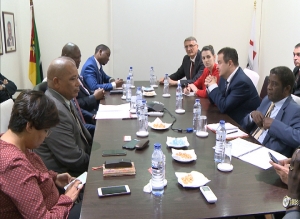 Ivica Dacic  with businessmen of Mozambique