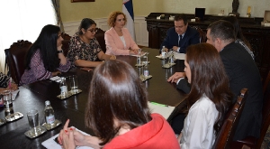 Ivica Dacic with delegation of Indian journalists