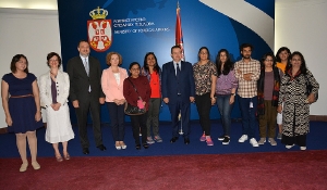 Ivica Dacic with delegation of Indian journalists