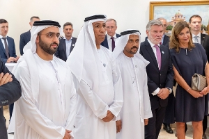 Reception at Embassy in Abu Dhabi