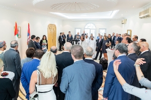 Reception at Embassy in Abu Dhabi