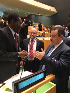 Ivica Dacic with the President of Equatorial Guinea